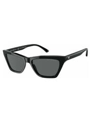 Солнцезащитные очки EMPORIO ARMANI Cat-Eye Black Dark Grey 500021413 цена и информация | Женские солнцезащитные очки, неоновые розовые | pigu.lt