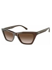 Солнцезащитные очки EMPORIO ARMANI Cat-Eye Transparent Brown Gradient 500021414 цена и информация | Женские солнцезащитные очки | pigu.lt