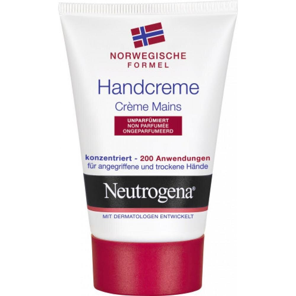 Rankų kremas Neutrogena Norwegian Formula Hand Cream Unscented, 50 ml kaina ir informacija | Kūno kremai, losjonai | pigu.lt