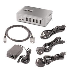 Šakotuvas Startech 10G8A2CS-USB-C-HUB, 1 m kaina ir informacija | Adapteriai, USB šakotuvai | pigu.lt
