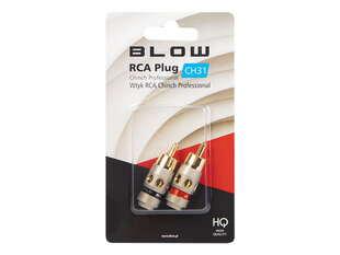 Blow, RCA Cinch CH31 5 mm, 2 vnt. kaina ir informacija | Kabeliai ir laidai | pigu.lt