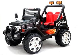 Vienvietis elektromobilis Jeep Raptor S618, juodas kaina ir informacija | Elektromobiliai vaikams | pigu.lt