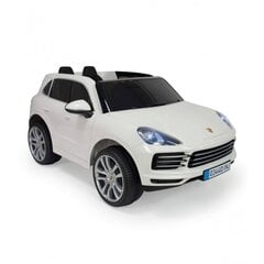 Dvivietis elektromobilis vaikams Porsche Cayenne S, baltas kaina ir informacija | Elektromobiliai vaikams | pigu.lt