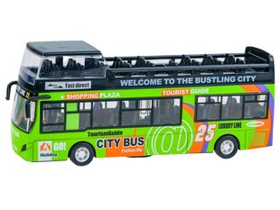 Туристический автобус, зеленый цена и информация | Игрушки для мальчиков | pigu.lt