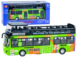 Туристический автобус, зеленый цена и информация | Игрушки для мальчиков | pigu.lt
