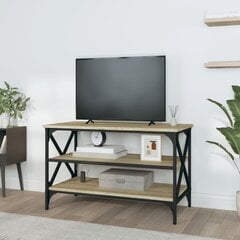 Televizoriaus spintelė vidaXL, ruda kaina ir informacija | Kavos staliukai | pigu.lt