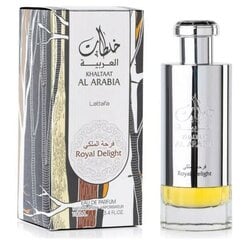 Kvapusis vanduo Lattafa Khaltaat Al Arabia Royal Delights, 100 ml kaina ir informacija | Kvepalai moterims | pigu.lt