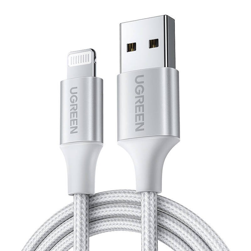 Ugreen Kabelis Lightning į USB 2.4A US199, 1,5 m цена и информация | Kabeliai ir laidai | pigu.lt