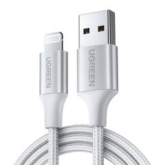 Ugreen Kabelis Lightning į USB 2.4A US199, 2m kaina ir informacija | Kabeliai ir laidai | pigu.lt