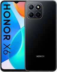 Honor X6, 64 GB, Dual SIM Black kaina ir informacija | Mobilieji telefonai | pigu.lt