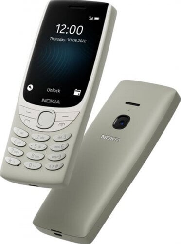 Nokia 8210, 48MB, Dual SIM Silver kaina ir informacija | Mobilieji telefonai | pigu.lt