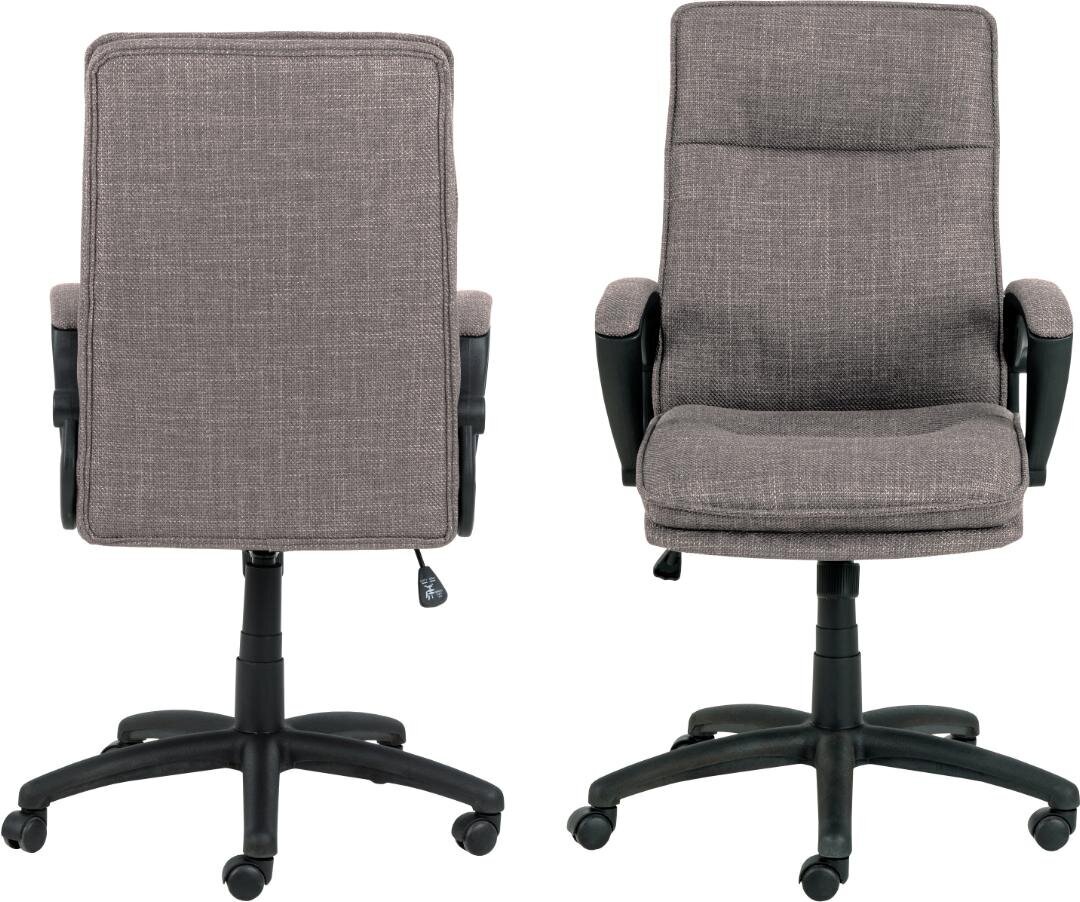 Biuro kėdė Actona Brad, pilka kaina ir informacija | Biuro kėdės | pigu.lt