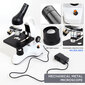 Profesionalus biologinis mikroskopas, 640X kaina ir informacija | Teleskopai ir mikroskopai | pigu.lt