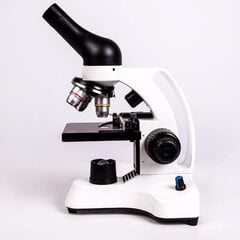 Профессиональный биологический микроскоп c держателем для телефона, 1600Х цена и информация | Телескопы и микроскопы | pigu.lt