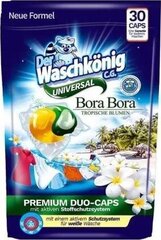 Капсулы для стирки «Der Waschkonig C.G.» Bora Bora, для цветного, 30 шт x 18 г цена и информация | Средства для стирки | pigu.lt