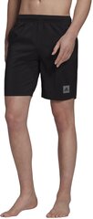 Шорты для купания Adidas Solid Clx Short Cl HC8558/L, черные цена и информация | Плавки, плавательные шорты | pigu.lt