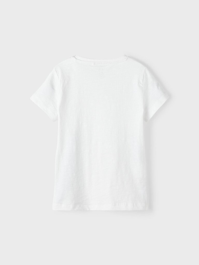 Marškinėliai mergaitėms Name It, balti kaina ir informacija | Marškinėliai mergaitėms | pigu.lt