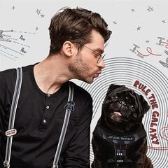 Упряжь для собак Star Wars XXS/XS Чёрный цена и информация | Ошейники, подтяжки для собак | pigu.lt