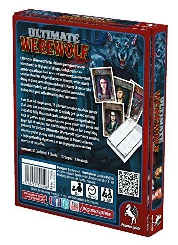 Stalo žaidimas Ultimate Werewolf, ENG цена и информация | Stalo žaidimai, galvosūkiai | pigu.lt