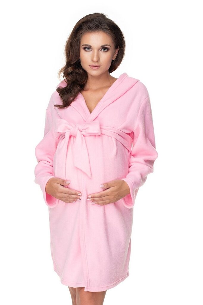 Chalatas nėščiosioms PeeKaboo LKK138228, rožinis kaina ir informacija | Chalatai moterims | pigu.lt