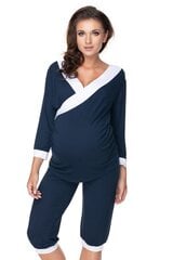 Pižama nėščioms PeeKaboo LKK138236, mėlyna kaina ir informacija | Naktiniai, pižamos moterims | pigu.lt