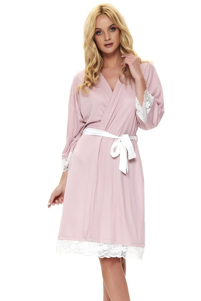 Chalatas nėščiosioms Dn Nightwear LKK134867, rožinis kaina ir informacija | Chalatai moterims | pigu.lt