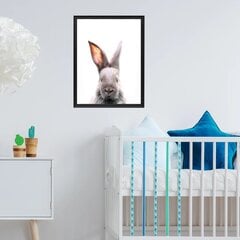 Настенный плакат с милым кроликом Постер с животными Декор интерьера для детской комнаты - 40 х 30 см цена и информация | Интерьерные наклейки | pigu.lt