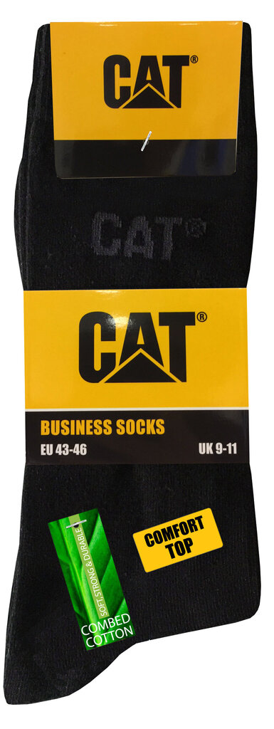 Kojinės vyrams Cat AV226, juodos, 5 poros цена и информация | Vyriškos kojinės | pigu.lt