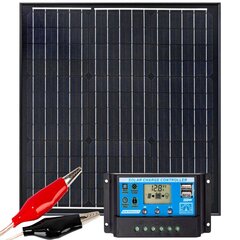 Saulės elektrinės komplektas, 40 W, 12 V kaina ir informacija | Komponentai saulės jėgainėms | pigu.lt