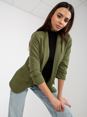Женский пиджак Och Bella, зеленый цена и информация | Женские пиджаки | pigu.lt