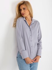 Marškiniai moterims 2016103348602, pilki kaina ir informacija | Palaidinės, marškiniai moterims | pigu.lt