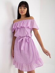 Женское фиолетовое повседневное платье цена и информация | Платья | pigu.lt