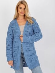 Kardiganas moterims Badu, mėlynas kaina ir informacija | Megztiniai moterims | pigu.lt