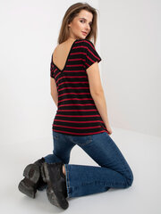 Marškinėliai moterims Basic Feel Good Rv-ts-8568.75, juodi kaina ir informacija | Marškinėliai moterims | pigu.lt