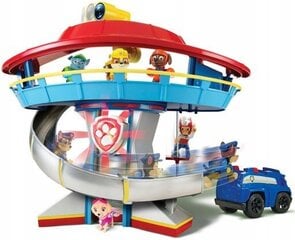 Didelė PAW Patrol bazė su Chase figūra ir policijos automobiliu цена и информация | Игрушки для мальчиков | pigu.lt