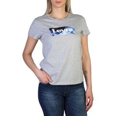 Marškinėliai moterims Levi's, pilki цена и информация | Женские футболки | pigu.lt