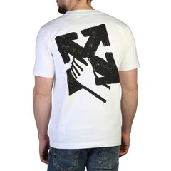 Marškinėliai vyrams Off-White, balti цена и информация | Мужские футболки | pigu.lt