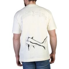 Marškinėliai vyrams Palm Angels, balti цена и информация | Мужские футболки | pigu.lt