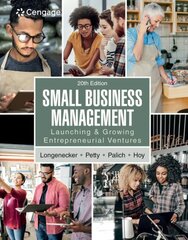 Small Business Management: Launching & Growing Entrepreneurial Ventures 20th edition kaina ir informacija | Ekonomikos knygos | pigu.lt