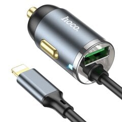 Hoco NZ7 PD20W+QC3.0, lightning, USB-A, 3A kaina ir informacija | Krovikliai telefonams | pigu.lt