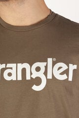 Marškinėliai vyrams Wrangler, žali kaina ir informacija | Vyriški marškinėliai | pigu.lt