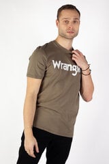 Marškinėliai vyrams Wrangler, žali kaina ir informacija | Vyriški marškinėliai | pigu.lt