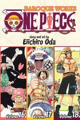 One Piece (Omnibus Edition), Vol. 6: Includes vols. 16, 17 & 18 Omnibus ed, 6, Baroque Works 16-17-18 цена и информация | Фантастика, фэнтези | pigu.lt