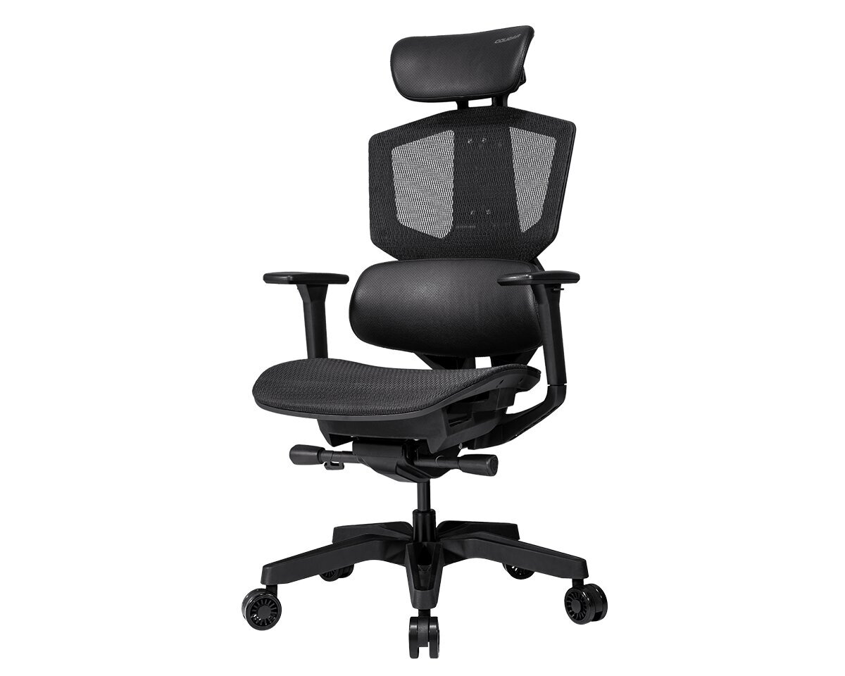 Žaidimų kėdė Cougar, juoda kaina ir informacija | Biuro kėdės | pigu.lt