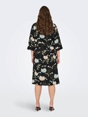 Only Carmakoma женское платье 15284792*01, черный/зелёный 5715368918595 цена и информация | Платья | pigu.lt