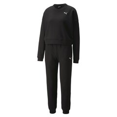 Спортивный костюм Puma Loungewear Suit Black 673702 01, черный цена и информация | Спортивная одежда для женщин | pigu.lt