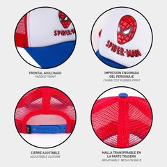 Детская кепка Spiderman Белый (55 cm) цена и информация | Аксессуары для детей | pigu.lt