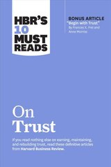 HBR's 10 must reads on trust kaina ir informacija | Ekonomikos knygos | pigu.lt