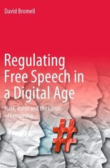 Regulating Free Speech in a Digital Age: Hate, Harm and the Limits of Censorship 1st ed. 2022 цена и информация | Книги по социальным наукам | pigu.lt