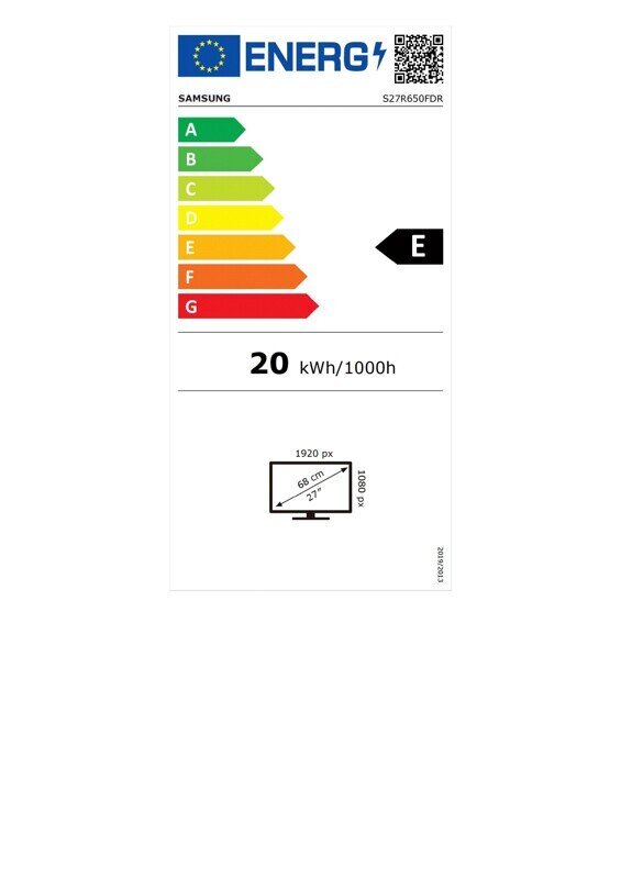 Samsung LS27R650FDRXEN kaina ir informacija | Monitoriai | pigu.lt